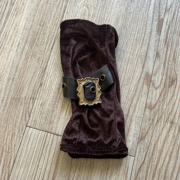 Spirit Burgundy and Cream Steampunk Dress - Picture 3 of 3